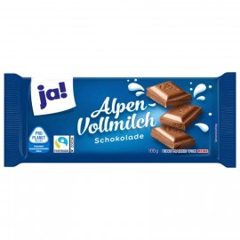 Ja! Alpine milk chocolate 100g