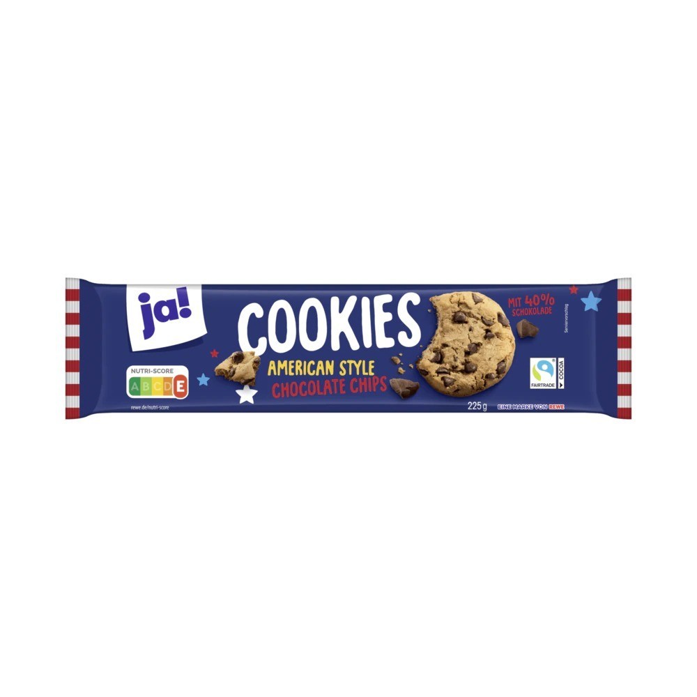 Ja! Cookies American Style Chocolate Chip 225g