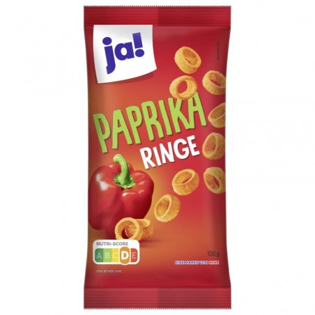 Ja! Potato rings paprika 100g