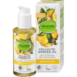 alverde Naturkosmetik Cellulite oil lemon rosemary 100 ml / 3.4 fl oz