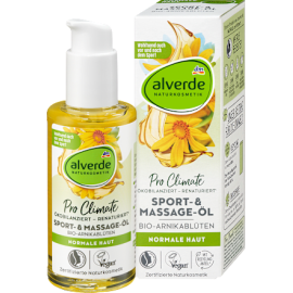 alverde Naturkosmetik Sports & Massage Oil Arnica Flowers 100 ml / 3.38 fl oz