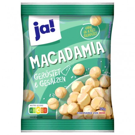Ja! Macadamia roasted & salted 125g