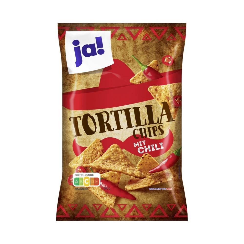 Ja! Tortilla Chips with Chili 300g
