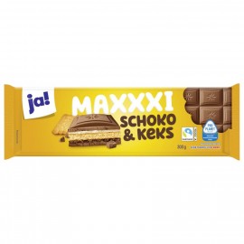 Ja! Chocolate Maxxxi Chocolate & Biscuit 300g