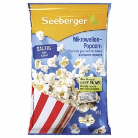 Seeberger Microwave Popcorn Salty 90g