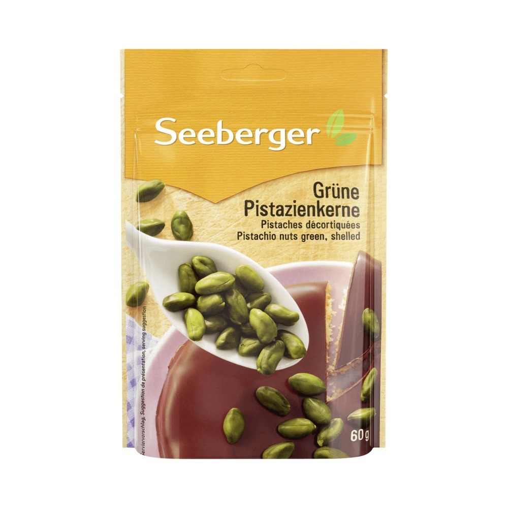 Seeberger pistachio kernels green 60g
