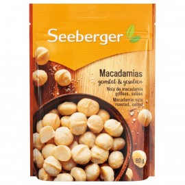Seeberger Macadamias roasted & salted 80g
