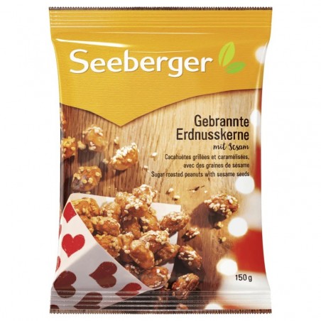 Seeberger roasted peanuts with sesame 150g