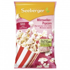 Seeberger microwave popcorn sweet 90g