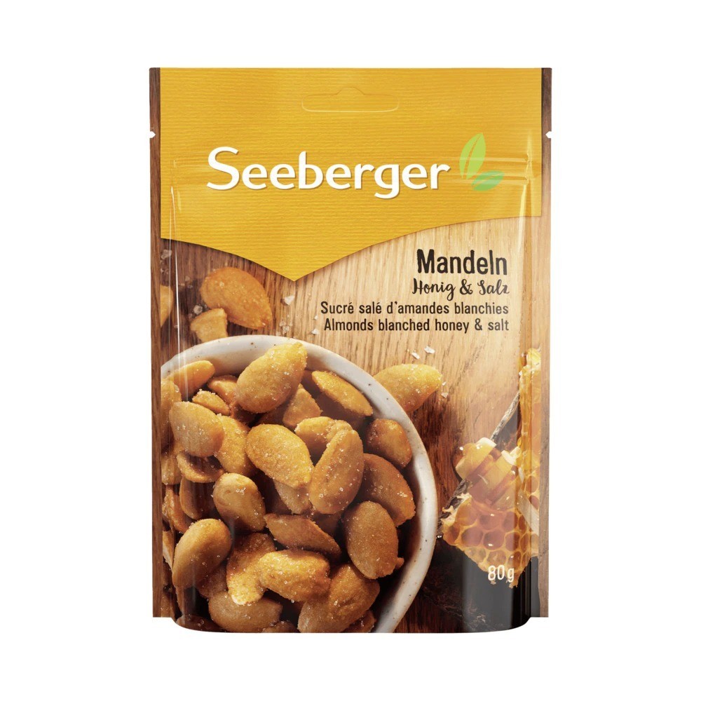 Seeberger Almonds with Honey & Salt 80g