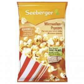 Seeberger Microwave Popcorn Caramel 90g