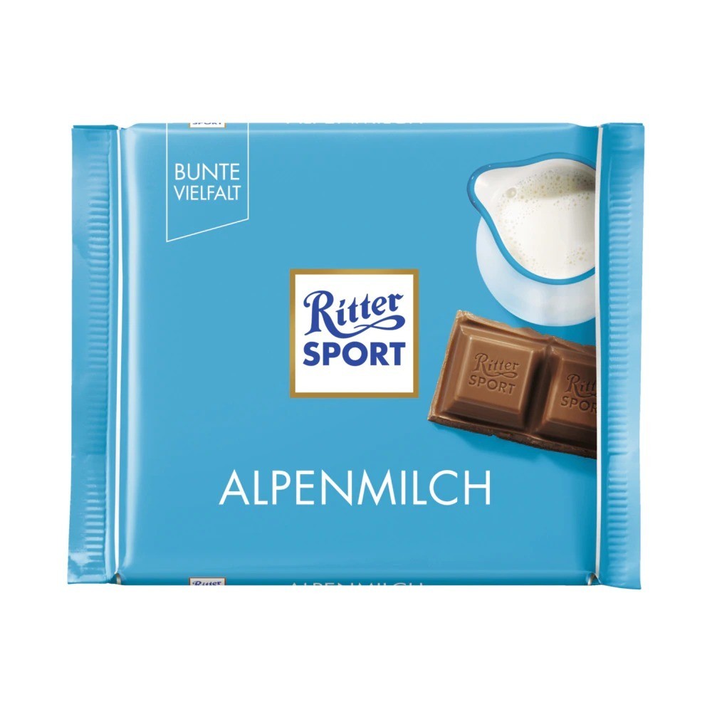 Ritter Sport Chocolate Alpine Milk 100g