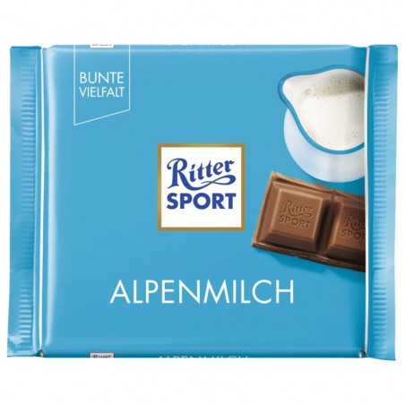 Ritter Sport Chocolate Alpine Milk 100g