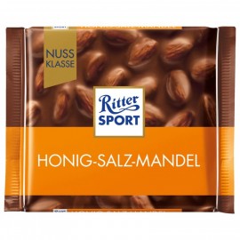 Ritter Sport Chocolate Nut Class Honey-Salt-Almond 100g