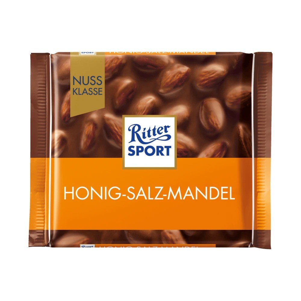 Ritter Sport Chocolate Nut Class Honey-Salt-Almond 100g