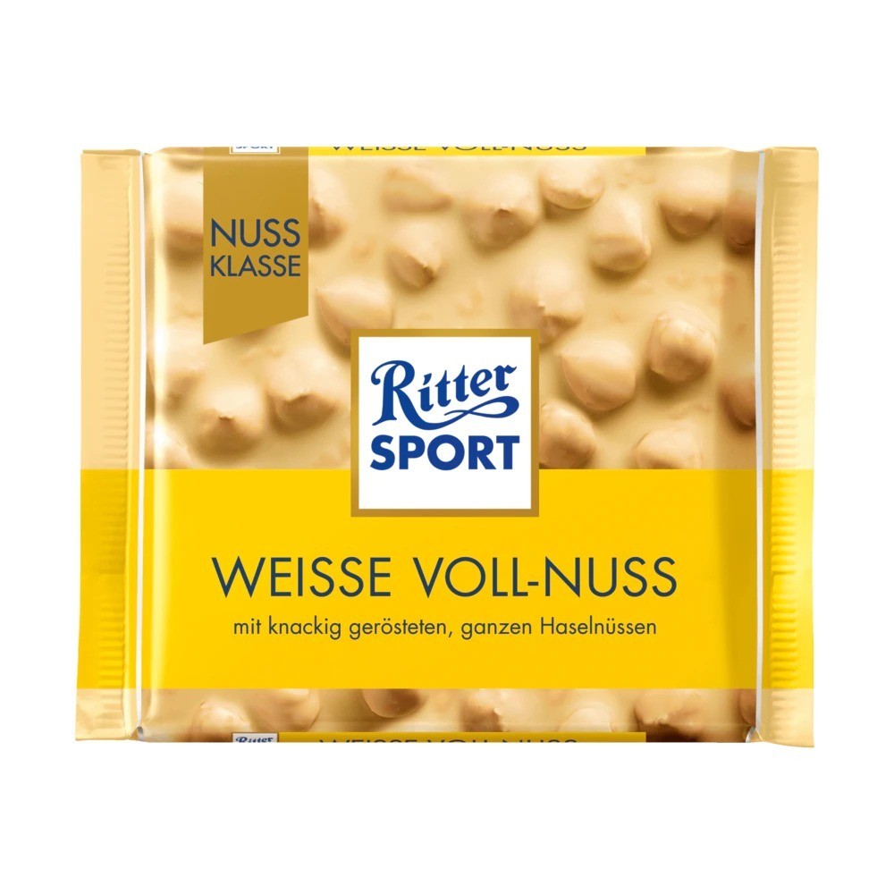 Ritter Sport Chocolate Nut Class White Whole Nut 100g