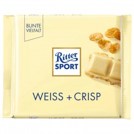 Ritter Sport Chocolate White + Crisp 100g