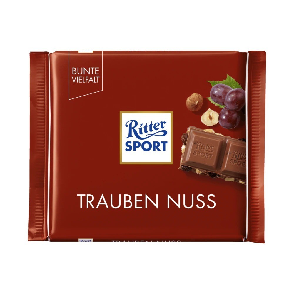 Ritter Sport Chocolate Grape Nut 100g