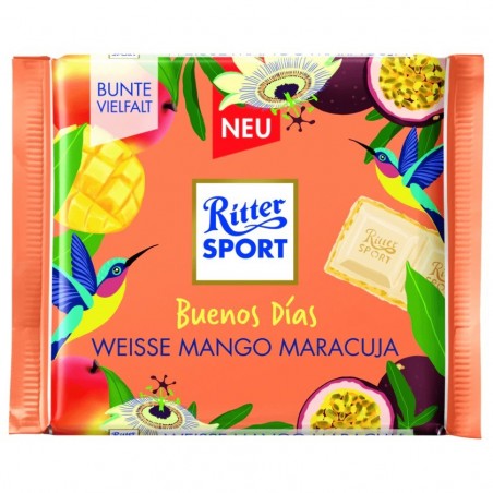 Ritter Sport Chocolate White Mango Passion Fruit 100g