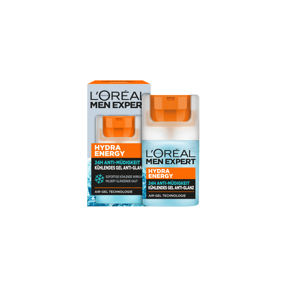 L'ORÉAL PARIS MEN EXPERT Hydra Energy 24h Anti-Fatigue Cooling & Anti-Shine Gel 50 ml / 1.7 fl oz