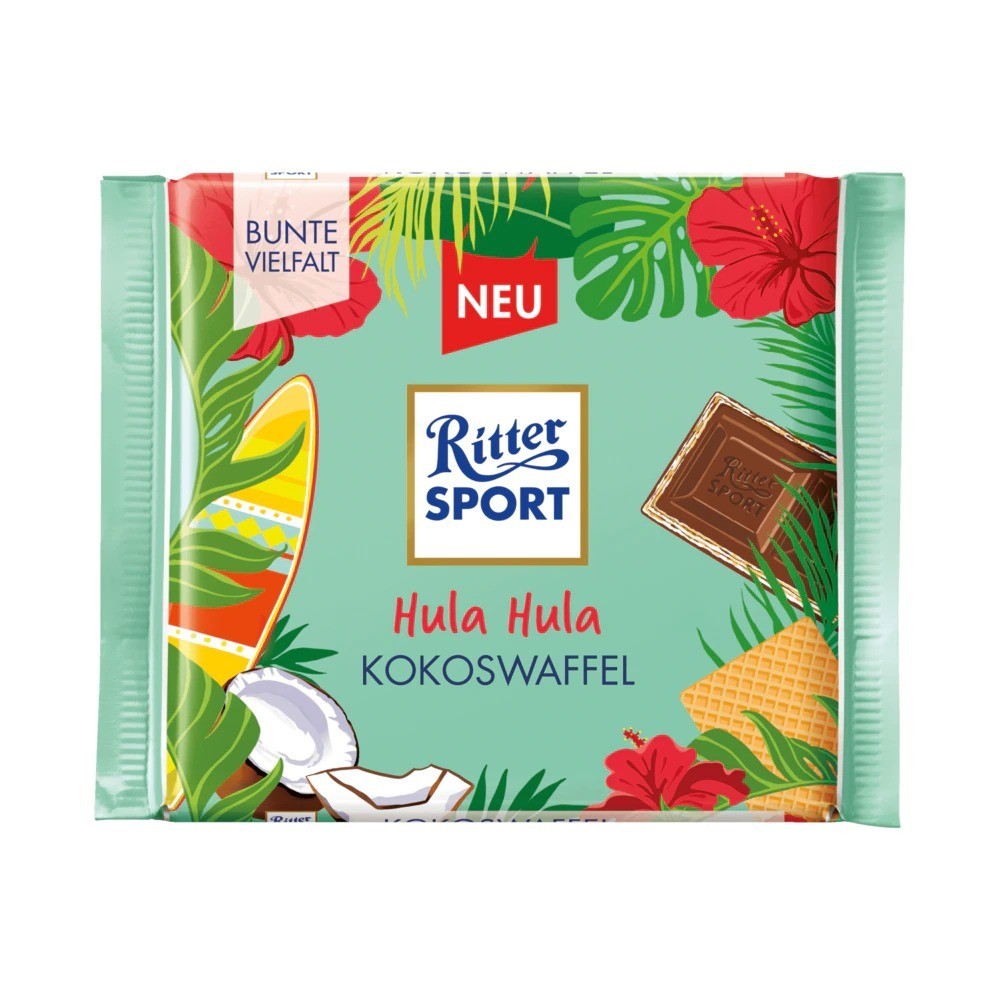 Ritter Sport Chocolate Coconut Waffle 100g