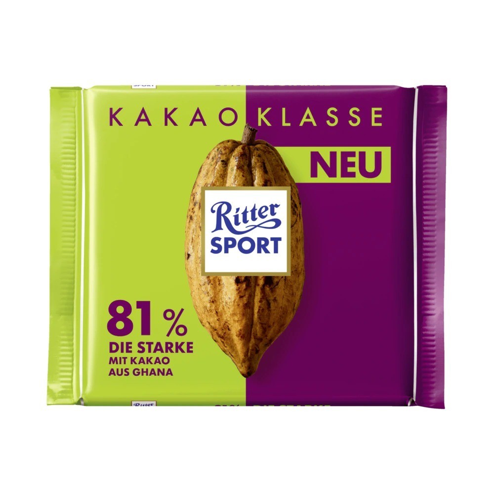 Ritter Sport Chocolate Cocoa Class 81% 100g