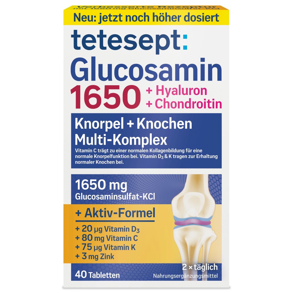 tetesept Glucosamine 1650 40 tablets 50.4 g