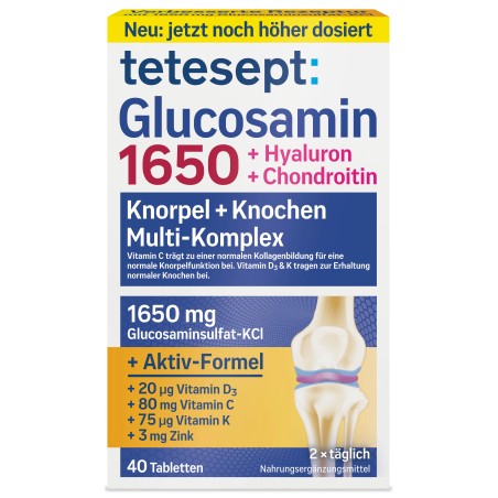 tetesept Glucosamine 1650 40 tablets 50.4 g
