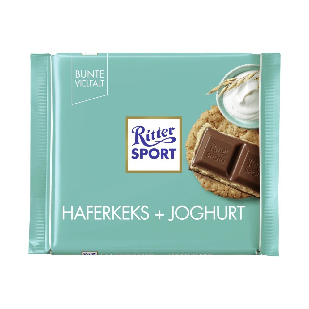 Ritter Sport Chocolate Oat Biscuit + Yogurt 100g