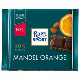 Ritter Sport Chocolate Almond Orange 100g