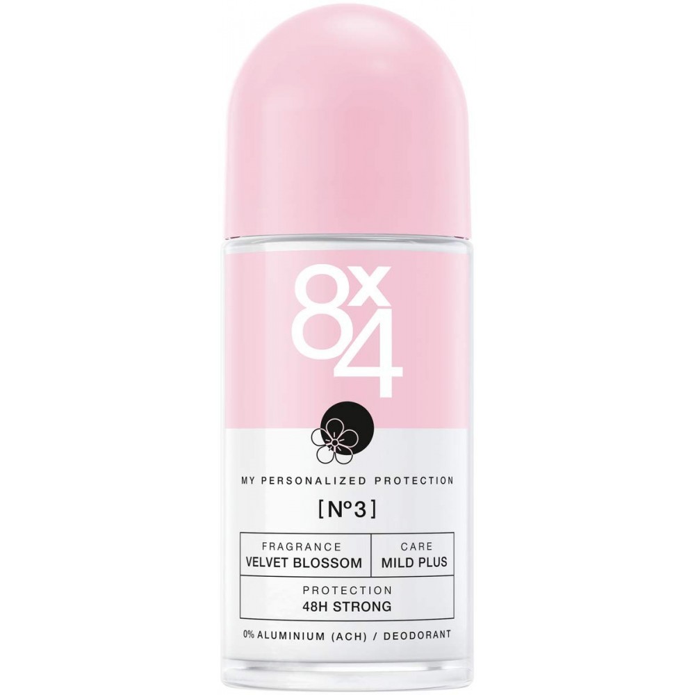 8x4 No.3 Velvet Blossom Deodorant Roll-On 50 ml / 1.7 fl oz
