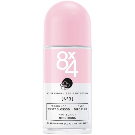 8x4 No.3 Velvet Blossom Deodorant Roll-On 50 ml / 1.7 fl oz