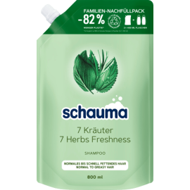 Schauma Shampoo 7 Herbs Refill Pack 800 ml / 27.05 fl oz