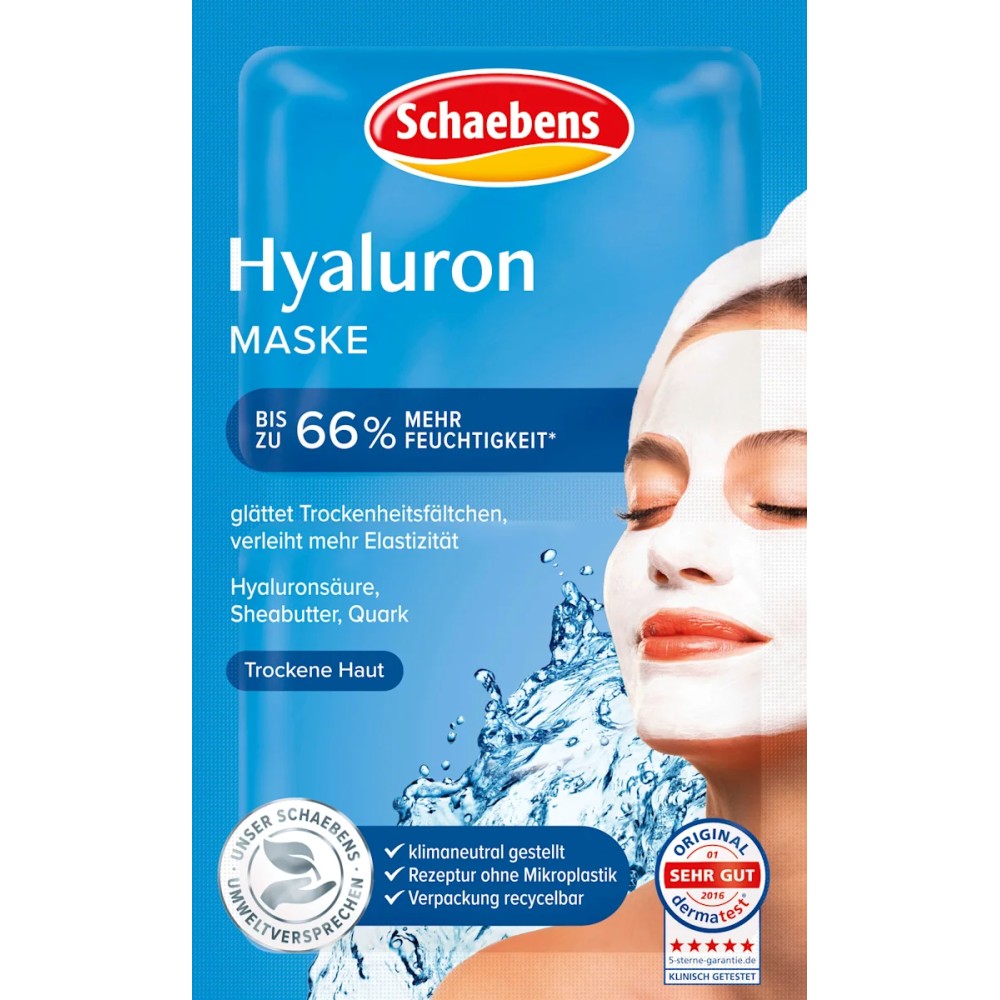 Schaebens Hyaluronic masks 10 pcs