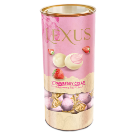Lexus milky compound chocolate filled with strawberry cream 500 g / 17.64 oz