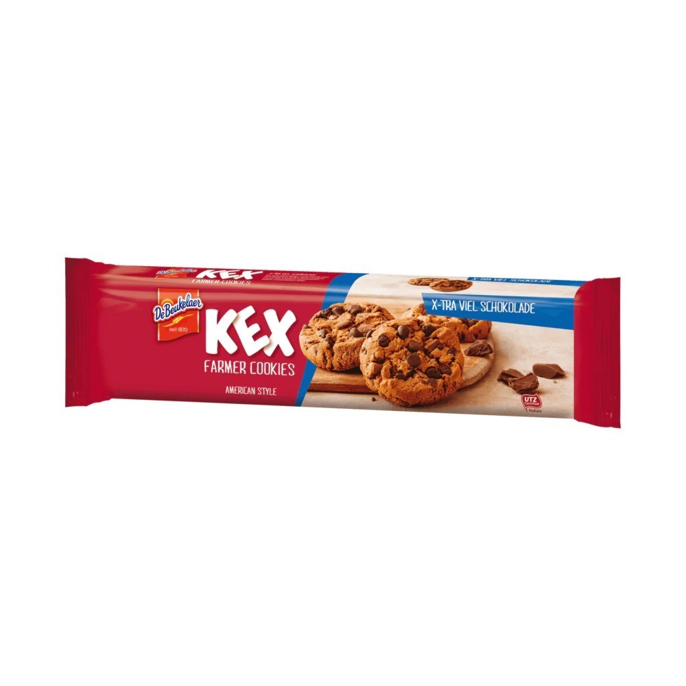 De Beukelaer Kex Farmer Cookies X-tra lots of chocolate 150g