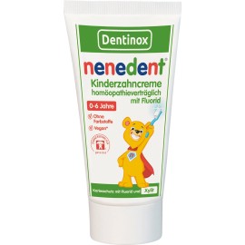 nenedent Children Toothpaste with fluoride, homeopathically compatible, 0-6 years 50 ml / 1.7 fl oz