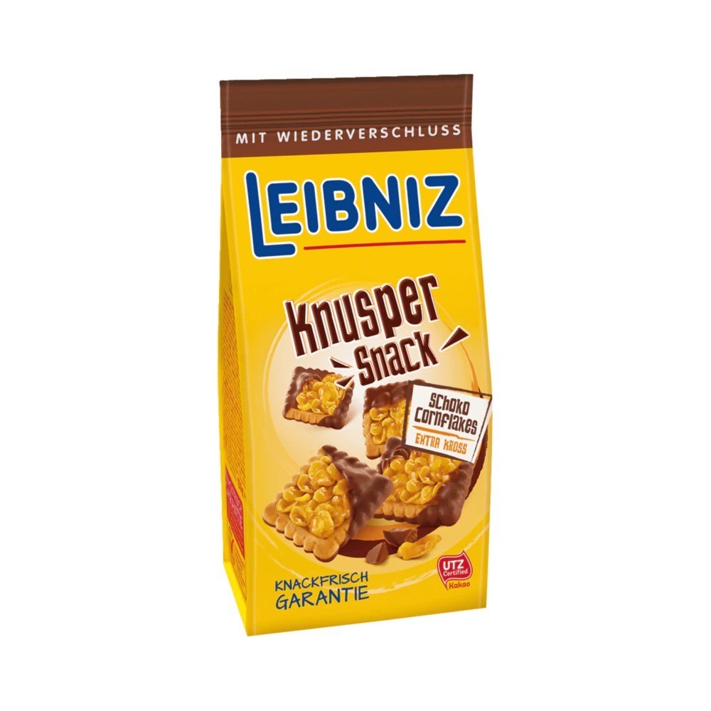 Leibniz Crunchy Snack Cornflakes Chocolate 150g