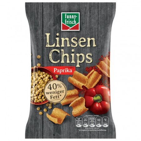 Funny-frisch lentil chips paprika 90g