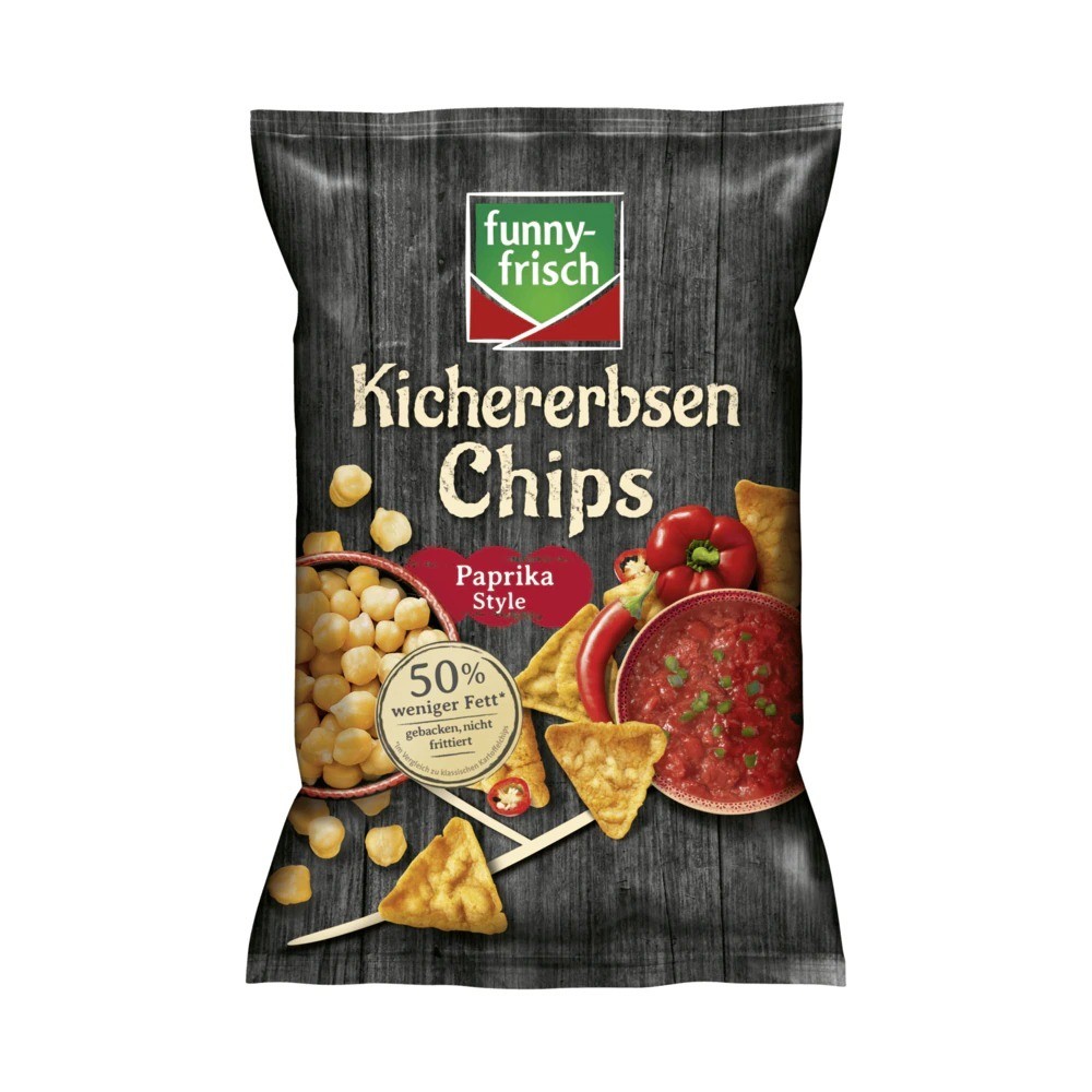 Funny-frisch chickpea chips paprika style 80g