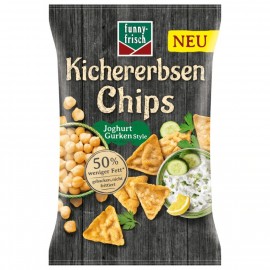 Funny-frisch chickpea chips yoghurt cucumber style 80g