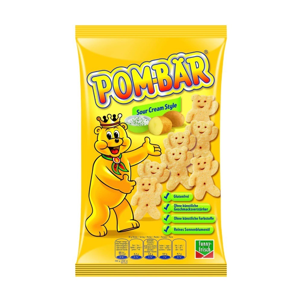Funny-frisch Pombär Sour Cream Style 75g