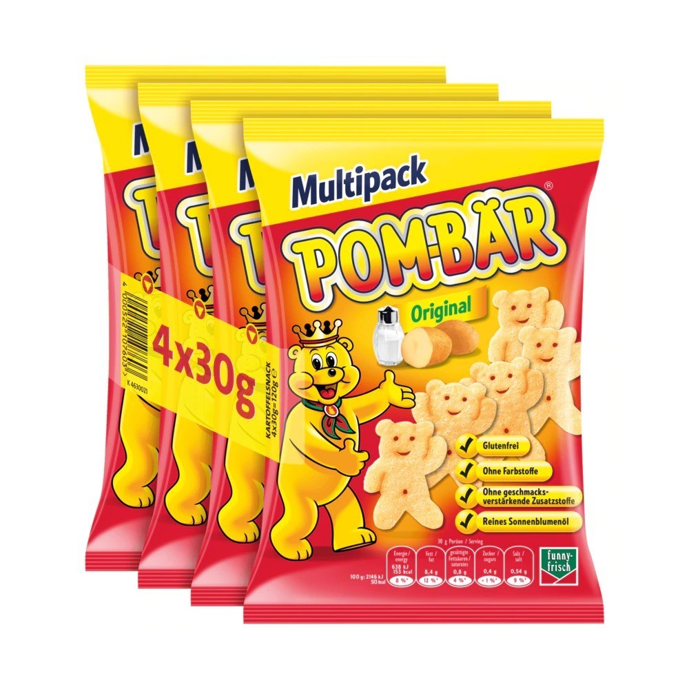 Funny-frisch Pombär Original Multipack 4x30g