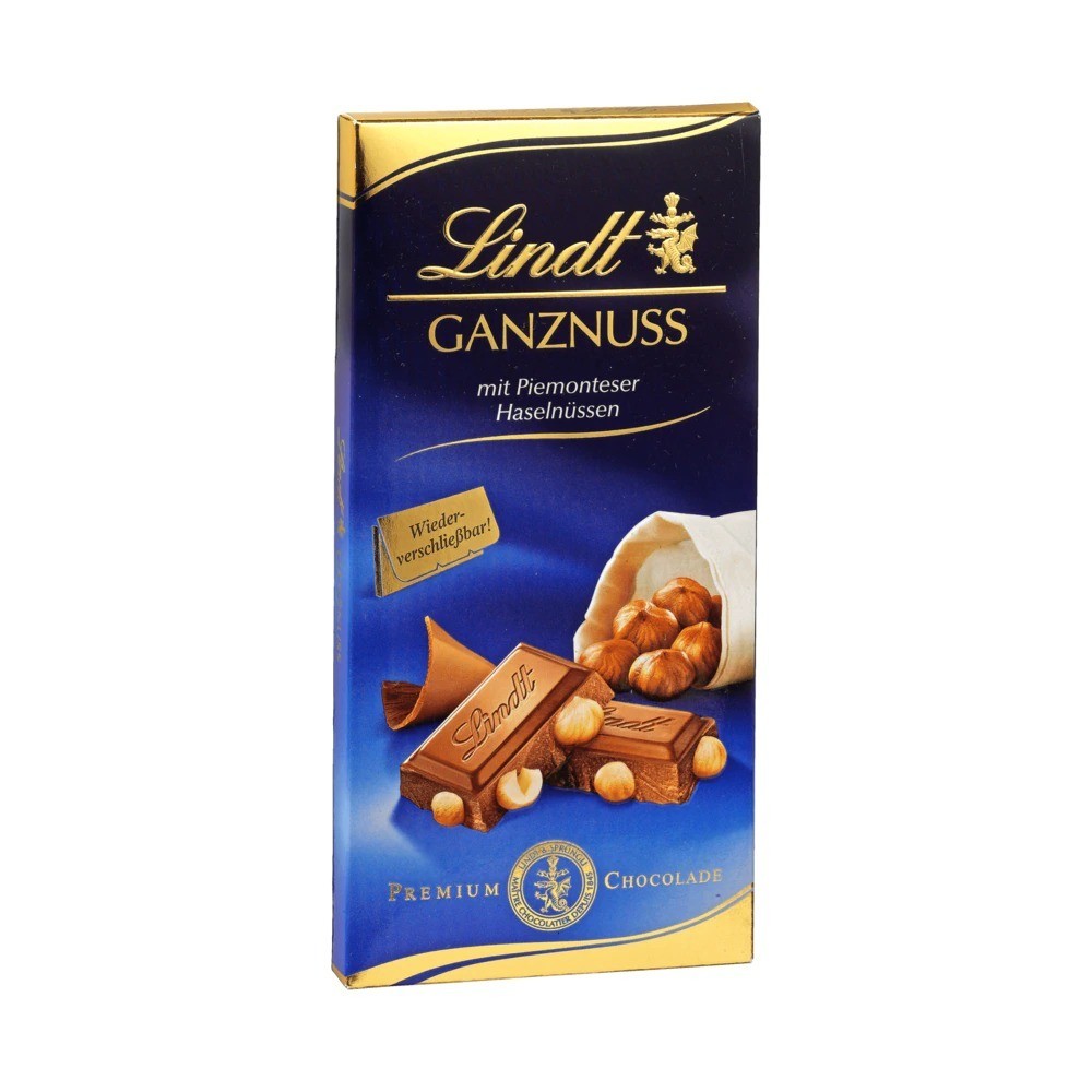 Lindt Chocolate Whole Nut 100g