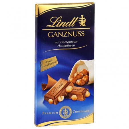Lindt Chocolate Whole Nut 100g