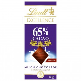 Lindt Excellence Chocolate 65% Cacao 80g
