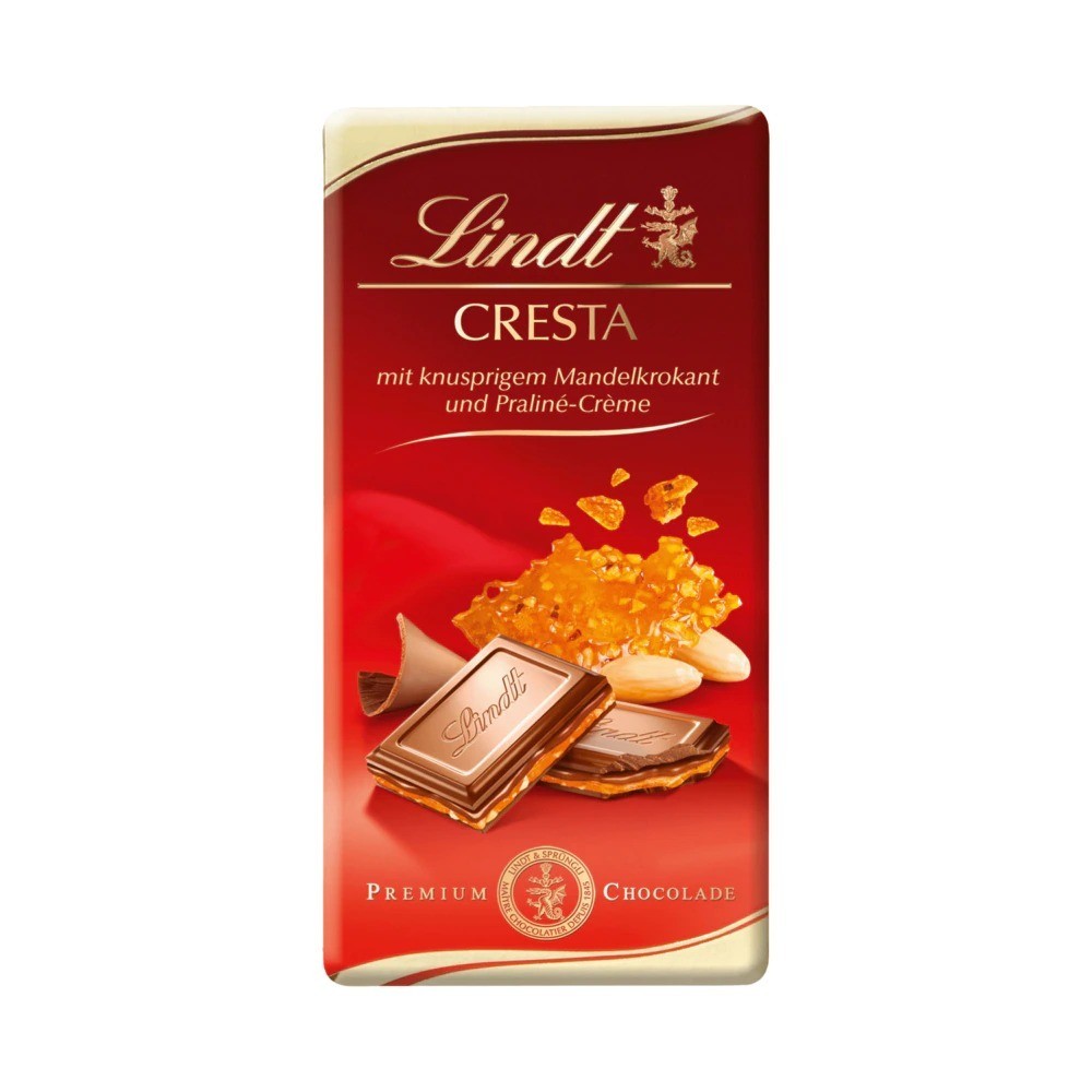 Lindt Chocolate Cresta Almond Crunch Praline Cream 100g