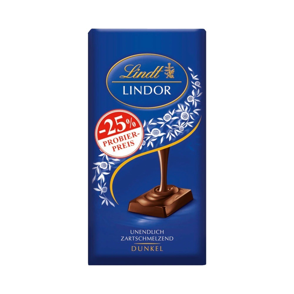 Lindt Lindor Chocolate Dark 100g