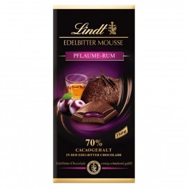 Lindt Chocolate Dark Chocolate Mousse Plum-Rum 70% Cacao 150g