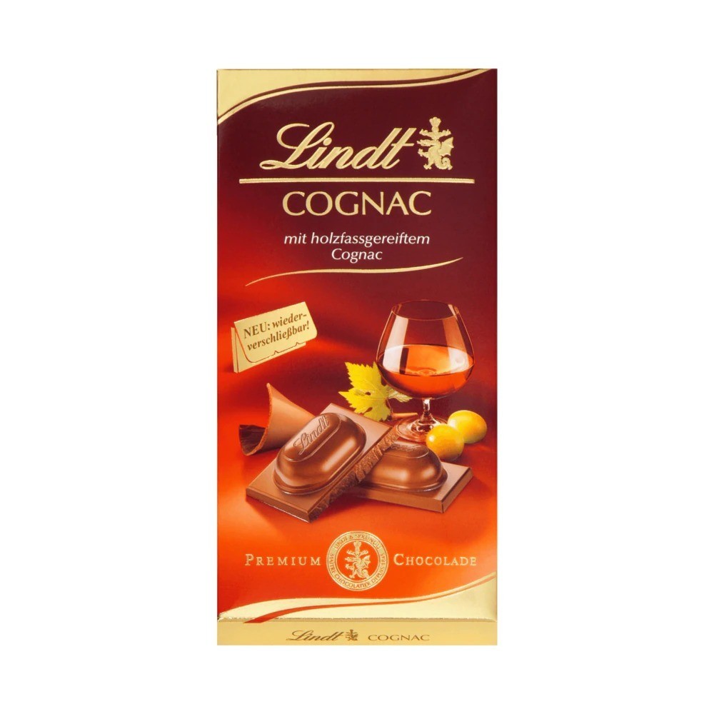 Lindt Chocolate Cognac 100g
